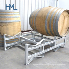 Warehouse Heavy Duty Stacking Bourbon Whiskey Barrel Wine Rack